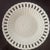 English Antique English Reticulated Basket Weave Creamware Plate For Sale - Image 3 of 4