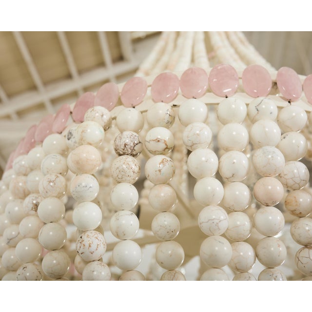 Marjorie Skouras Samantha Empire Chandelier Turquoise + Quartz For Sale In Sacramento - Image 6 of 16