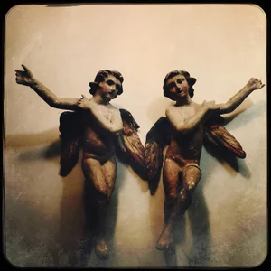 "Angels Putti" Contemporary Still Life Photograph Print by Louise Weinberg