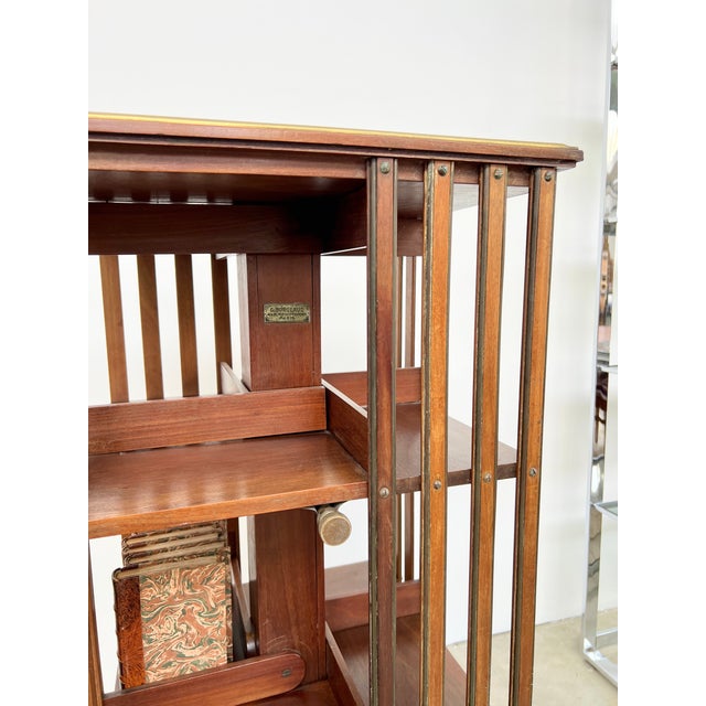 Founded in 1884. And it's still going strong. The g. Borgeaud company built its reputation on these high-end bookcases so...