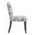 Transitional Chelsea Dining Chair in Ivory Brush Cheetah For Sale - Image 3 of 8