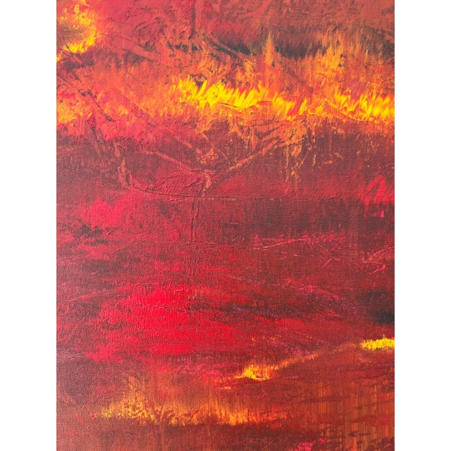 "Santa Ana" Contemporary Abstract Acrylic Painting by Nina Weintraub For Sale In Los Angeles - Image 6 of 11