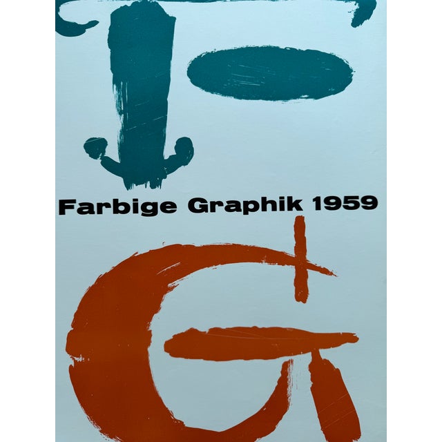 1950s Kestner Gesellschaft Hannover Exhibition Poster, Germany, 1959 For Sale - Image 5 of 9