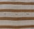 Textile Mid 20th Century Vintage Turkish Kilim Rug With Horizontal Stripes in Brown and Cream For Sale - Image 7 of 11