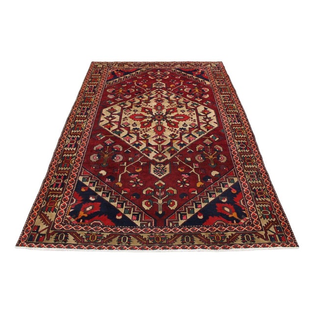 Middle Eastern Hand-Knotted Rug For Sale