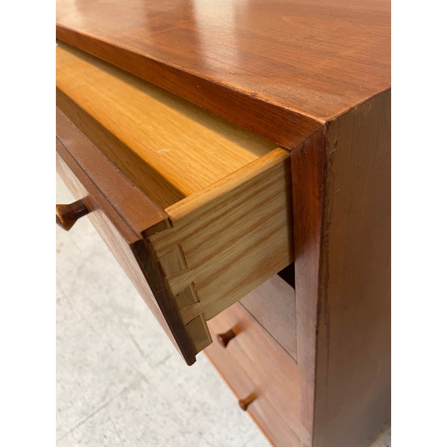 1950s 1950s Walnut 8-Drawer Dresser For Sale - Image 5 of 6