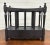 Black Vintage Canterbury Style Magazine Rack For Sale - Image 8 of 8