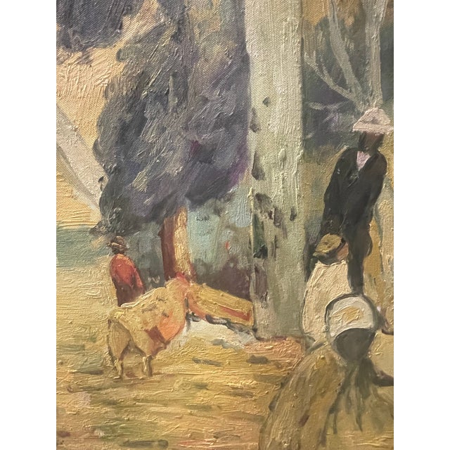 Palm Trees in Martinique (Paul Gauguin High Quality Reproduction) For Sale In Baton Rouge - Image 6 of 11