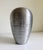 Silver Art Deco Style Ribbed Metal Vase, Late 20th Century For Sale - Image 8 of 9