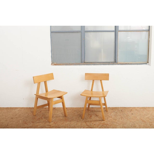 Chairs in Oak Frame by Hans Anliker for Horgen Glarus, 1962, Set of 6 For Sale - Image 12 of 13
