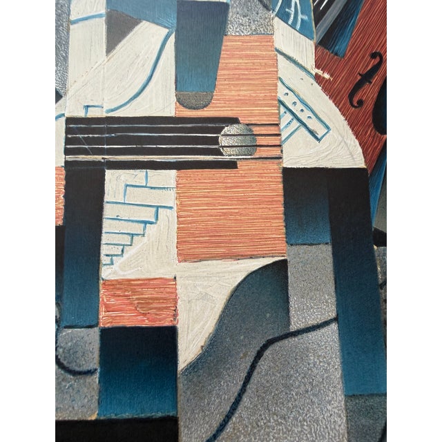 Juan Gris (1887–1927), Violin and Guitar, Exhibition Poster, 1977, Berggruen Gallery, Printed in France For Sale - Image 10 of 12