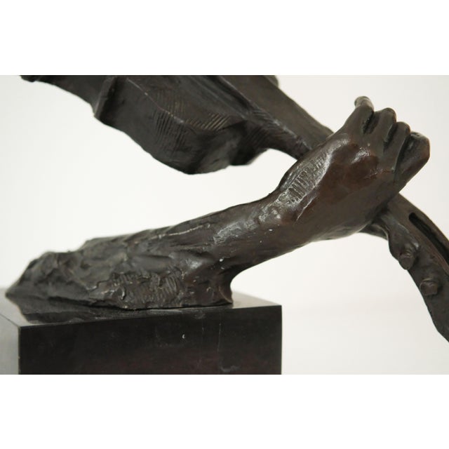 Salvador Dali, Black Violinist Sculpture, 1970s, Bronze For Sale - Image 6 of 14