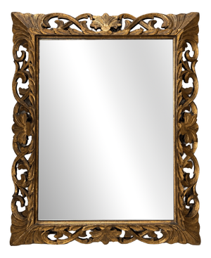 Antique Carved Mirror, 19th Century