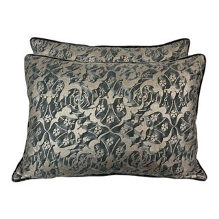 Pair of Custom Mariano Fortuny Pillows For Sale