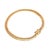 Vintage 14k Yellow Gold Flat Snake Chain Bracelet For Sale - Image 4 of 8