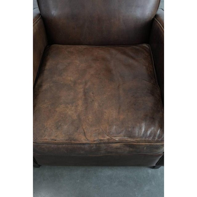 Club Chairs in Sheepskin Leather, Set of 2 For Sale - Image 6 of 18