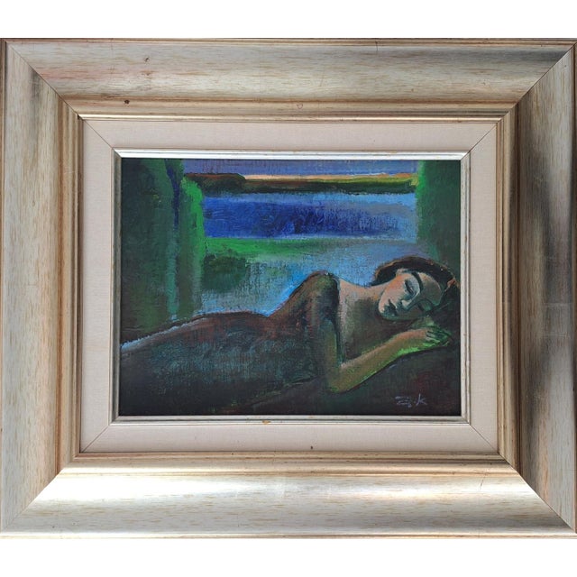 Anna Karpowicz-Westner, Sleeping, Oil on Canvas For Sale - Image 3 of 3
