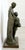 Mid Century Modern Father With Son Holding the Torah Bronze Sculpture For Sale - Image 4 of 8