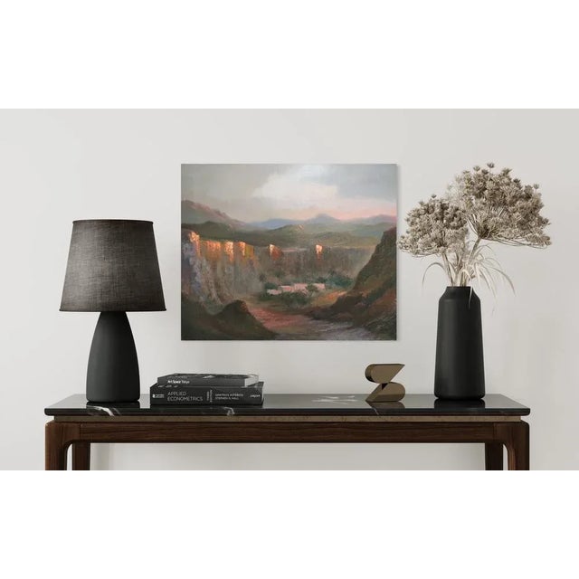 This artwork includes a certificate of authenticity and is hand-signed by the artist. It is made of oil on canvas. Unique...