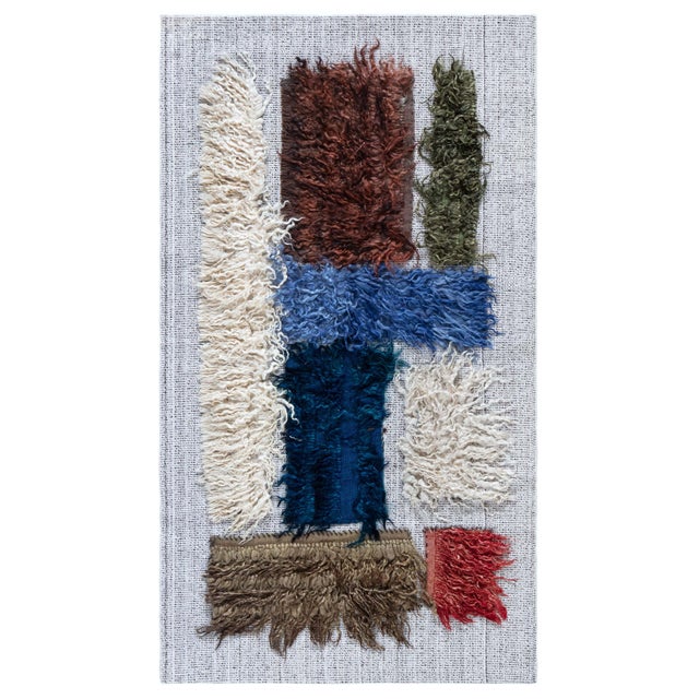Modern High-Low Tulu Rug – A Tactile Work of Art by Doris Leslie Blau For Sale