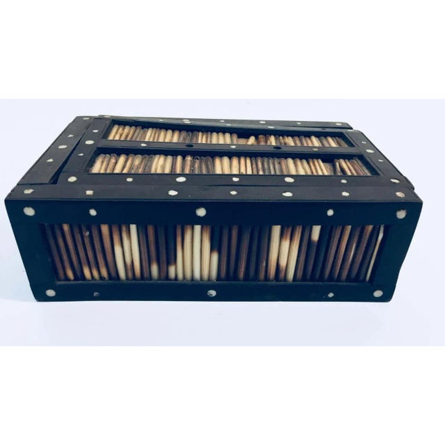 Antique Anglo Indian Box Handcrafted with Porcupine Quills For Sale - Image 9 of 13
