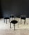 Black Postmodern Dining Chairs, Italy, 1980s, Set of 4 For Sale - Image 8 of 18