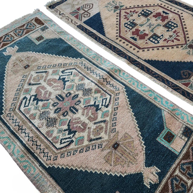 Turkish Small Rug - Set of Two For Sale - Image 9 of 10