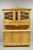 Antique French Country Provincial Pine Wood Buffet Cupboard China Cabinet Hutch. Item features solid wood 2 part...