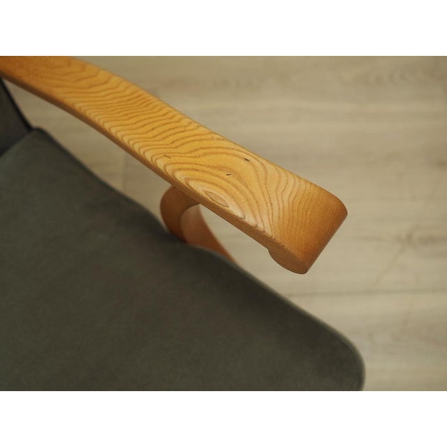 Vintage Danish Beech Armchair, 1960s For Sale - Image 16 of 18