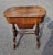 19th Century Victorian Marquetry Burl Walnut Sewing Table For Sale - Image 10 of 11