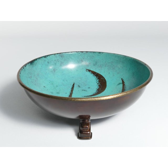 Art Deco Dinanderie Ikora Bowl by WMF, Germany, 1930s For Sale - Image 4 of 18