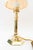 Gold Small Art Deco Table Lamps with Fabric Shades, Vienna, Austria, 1920s, Set of 2 For Sale - Image 8 of 17