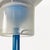 Blue Italian Modern Light Blue Metal and Glass Floor Lamp, 1980s For Sale - Image 8 of 15