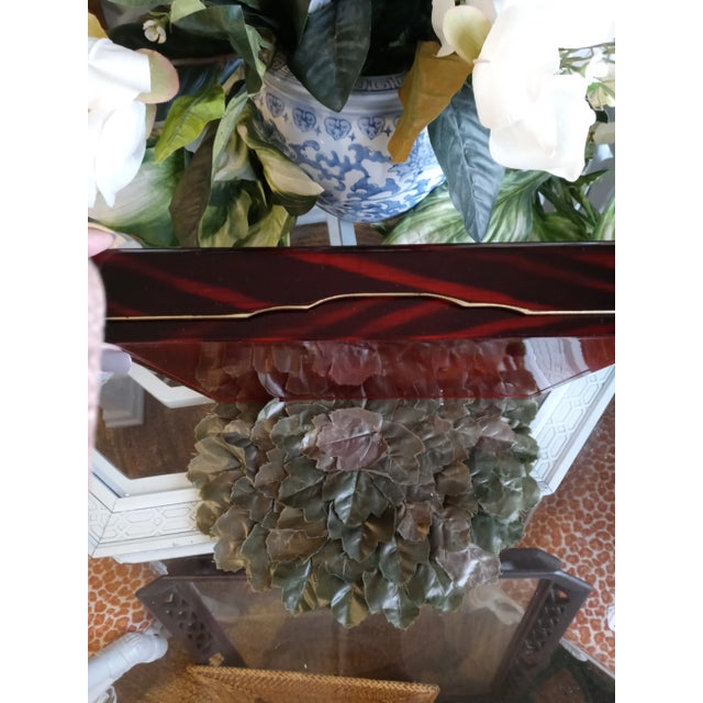 English Vintage Otagiri Japan Tortoiseshell Lacquered Storage Box For Sale - Image 3 of 8