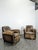 Vintage Leather Club Chairs, Set of 2, in Very Good conditions.