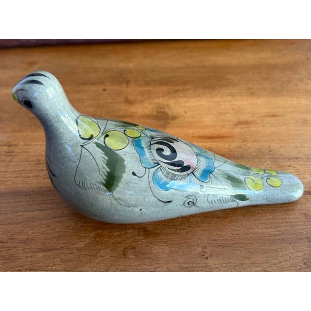 Vintage Mexican Tonala Pottery Dove Bird For Sale - Image 10 of 10
