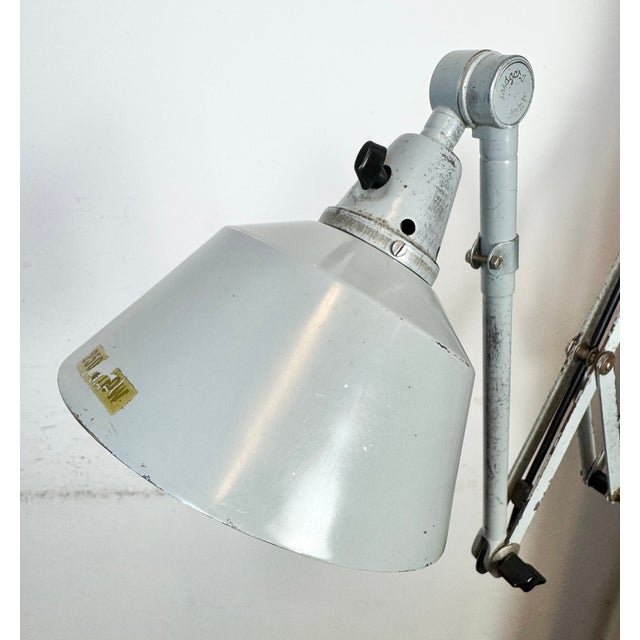 Industrial Scissor Wall Lamp by Curt Fischer for Midgard, 1930s For Sale - Image 11 of 18