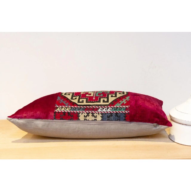 Yao Hand-Stitched Pillow Cover For Sale - Image 4 of 7