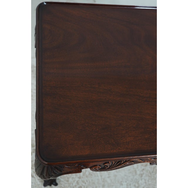 Kindel Irish Georgian Mahogany Tea Table For Sale - Image 12 of 14