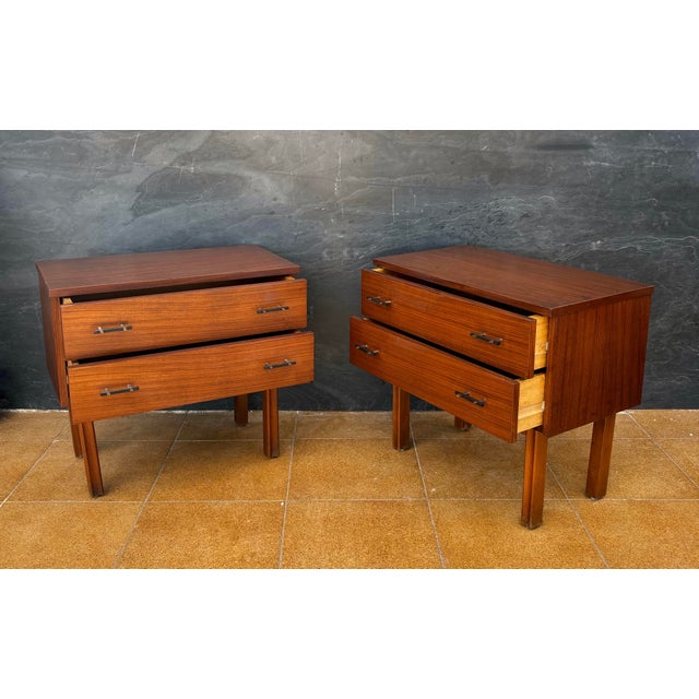1960s Mid-Century Modern Scandinavian Nightstands, 1960s, Set of 2 For Sale - Image 5 of 8