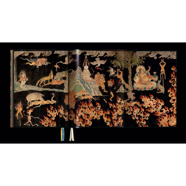 Contemporary TASCHEN Books, Thomas Laird "Murals of Tibet" Painting Collection Autographed by the Dalai Lama Collector's Edition with Book Stand For Sale - Image 3 of 12
