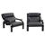 Wood Woodline Lounge Chairs in Leather by Marco Zanuso for Arflex, Italy, 1964, Set of 2 For Sale - Image 7 of 7