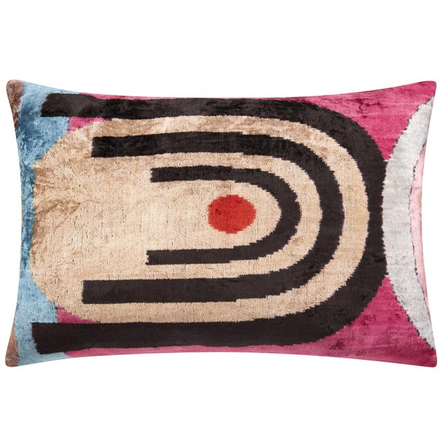 Eye-Catching Abstract Design: Featuring a bold and artistic abstract pattern, this 16x24-inch throw pillow is a perfect...