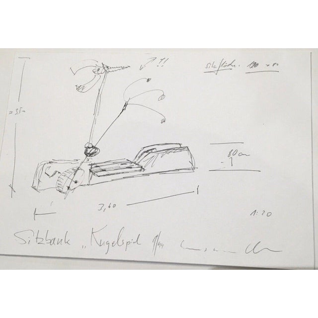 Mendler Hans, Leonberg Bench Design Ball Game 9/99, 1999, Ink For Sale - Image 6 of 13