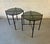 Article round Smoked Black Glass Accent Tables, Modern Metal End Tables, Mid Century Modern Nightstands, Sleek Modern Chic...