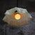 French Green Opaline Glass and Brass Pendant Lamp For Sale - Image 6 of 7