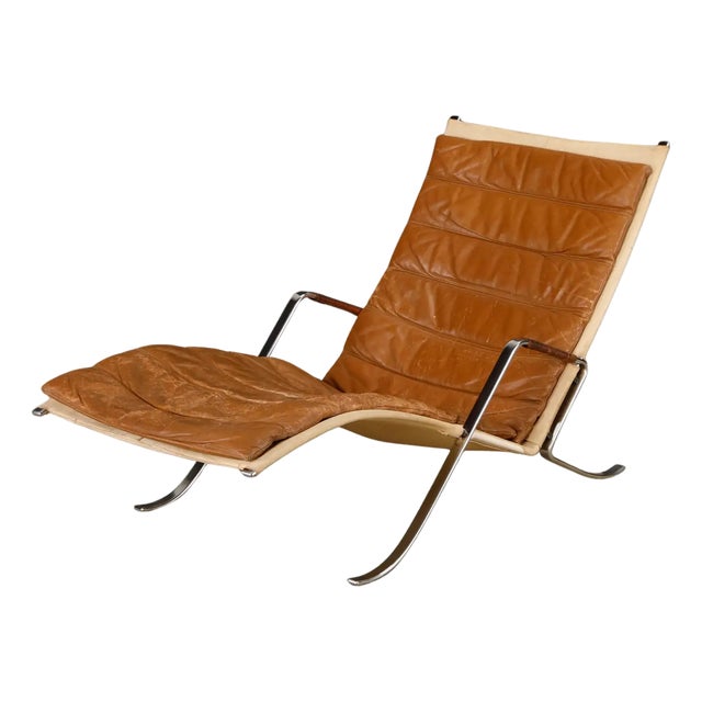 Original Fk-87 Grasshopper Chaise by Fabricius & Kastholm for Alfred Kill, 1960s For Sale