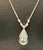 14 Mm Black Round Tahitian Pearl & 2 Ct Diamond 14 Kt Gold Pendant /Necklace For Sale - Image 4 of 8