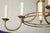 Mid-Century Italian Brass and Tole Six-Arm Fixture For Sale - Image 10 of 12