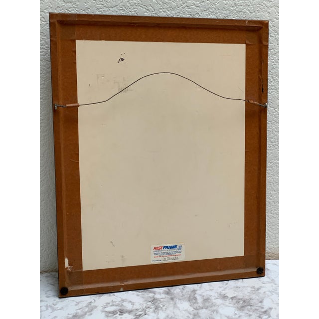 Vintage Silhouette Profile of a Girl, 1989 For Sale - Image 4 of 6